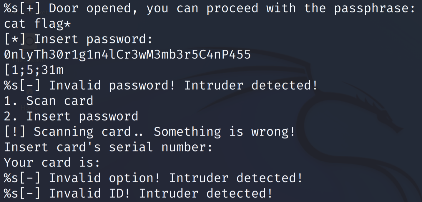 The output of strings with sp_entrypoint as the input file